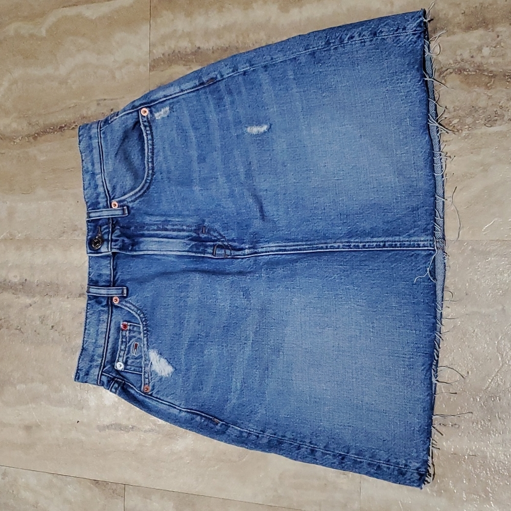 NWT Tommy Hilfiger Mom Denim Skirt - Picture 2 of 5